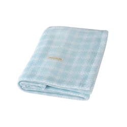Cobertor Soft Xadrez Azul Claro Para Cães - 1 Unidade
