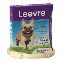 Coleira Antipulgas E Carrapatos Ourofino Leevre 48Cm Para Cães Pequenos E Médios