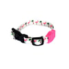Coleira Cachorro Premium Fun Flamingo Beach P