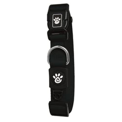 Coleira Doco Nylon Signature Preta Para Cães P - 1 Unidade