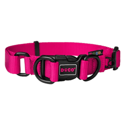 Coleira Doco Rosa Para Cães - 1 Unidade