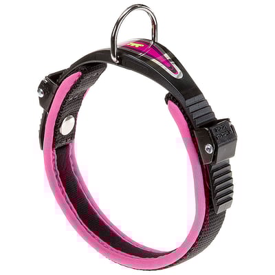 Coleira Ferplast Ergofluo Rosa Para Cachorros - Tamanho 2