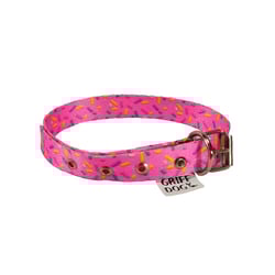 Coleira Griff Dog Rosa Tamanho 0 Para Cachorros - Poliéster