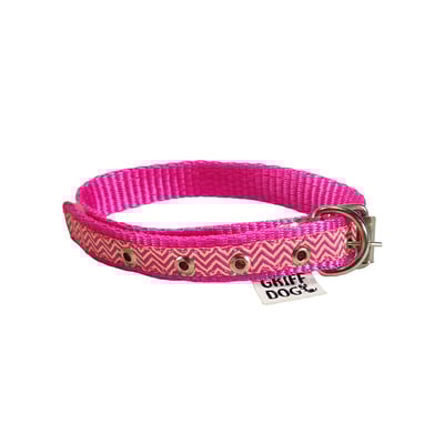 Coleira Griff Dog Rosa Tamanho 1 Para Cachorros