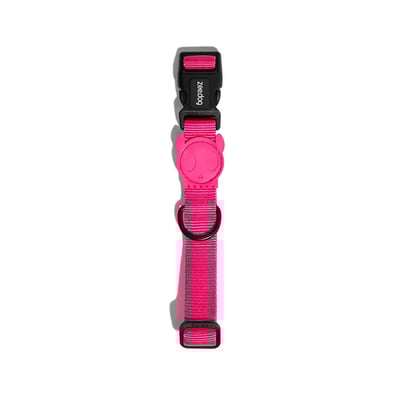 Coleira Led Zee.Dog Pink Tamanho M Para Cachorros