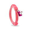 Coleira Modernpet Gloss Elástica Rosa Para Gatos