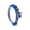 Coleira Modernpet Royal Elástica Azul Para Gatos