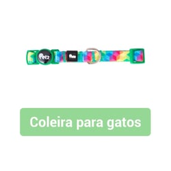 Coleira Petz Color Cube Para Gatos