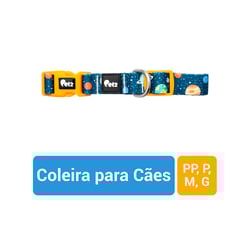 Coleira Petz Planetário Para Cães - 1 Unidade - Tamanho G
