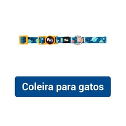 Coleira Petz Planetário Para Gatos