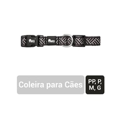 Coleira Petz Rattan Para Cães - 1 Unidade - Tamanho G