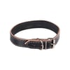 Coleira São Benedito Couro Forrado Tamanho 2 Para Cães - Preto