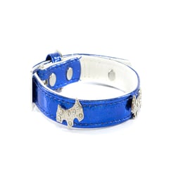 Coleira The Pets Fashion Bone Strass Para Cães Pequenos - 1 Unidade