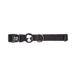 Coleira Zooz Pets Snoopy Neoprene Black Para Cães - Tamanho PP