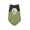 Colete Zooz Pets Snoopy Flying Ace Verde Para Cães - Tamanho PP