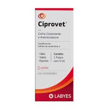 Colírio Ciprovet 5Ml - 1 Unidade