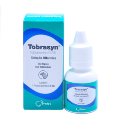 Colírio Oftálmico Tobrasyn Para Cães E Gatos - 5Ml