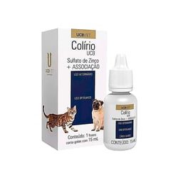 Colírio Ucb Para Cães E Gatos 15Ml - 15Ml