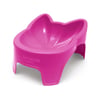 Comedouro Alto De Plastico Para Gatos Sao Benedito Pet Rosa 100Ml