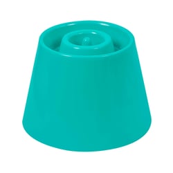 Comedouro Alto E Lento Pet Games Dog Eat Para Cães - Verde Água - 1 Unidade - Tamanho P
