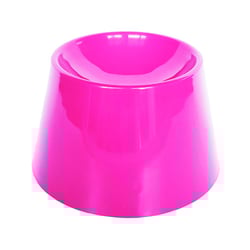 Comedouro Alto Pet Games Cat Eat Para Gatos Rosa - 1 Unidade