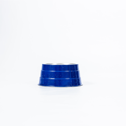 Comedouro Aluminio Pesado Azul Nf Pet Cocker - 800Ml