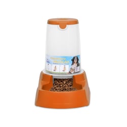 Comedouro Alvorada Praticão Auto Laranja Para Cães 6,5L - 1 Unidade
