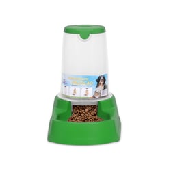 Comedouro Alvorada Praticão Auto Verde Para Cães 6,5L - 1 Unidade