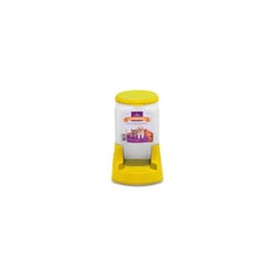 Comedouro Alvorada Prático Auto Amarelo Para Cães E Gatos 3,0L - 1 Unidade
