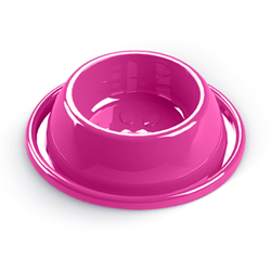 Comedouro Anti Formiga Rosa Pet Injet 600Ml - 1 Unidade - Tamanho P