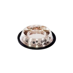 Comedouro Antiderrapante The Pets Inox Decor 350Ml Para Cães - 850 Mililitros