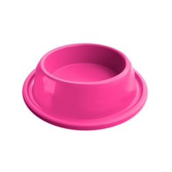 Comedouro Antiformiga Furacão Pet Para Gatos Rosa 200Ml - 1 Unidade