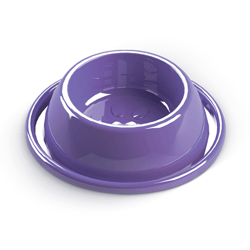 Comedouro Antiformiga Pet Injet Lilás G Para Cachorros - 1 Unidade