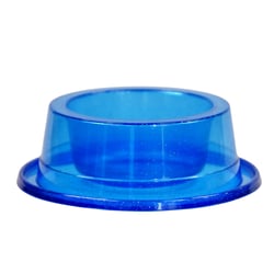 Comedouro Antiformiga Pet Toys Azul Glitter Para Filhotes - 300Ml