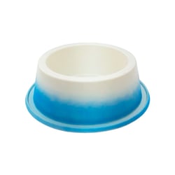 Comedouro Antiformiga Pet Toys Degradê Azul Para Cães - 1 Unidade