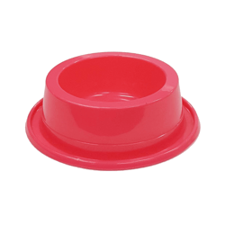 Comedouro Antiformiga Pet Toys Médio Para Cães - 1 Litro Laranja Neon