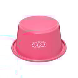 Comedouro Antiformiga Spike Alto Rosa Para Gatos - 1 Unidade
