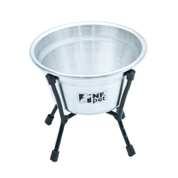 Comedouro Aramado Nf Pet Alumínio 250Ml - 1 Unidade