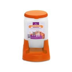 Comedouro Auto Alvorada Laranja Para Cães E Gatos 3,0L - 1 Unidade