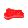 Comedouro Automático Duplo Pet Toys Vermelho Com Glitter Para Cães - 1 Unidade