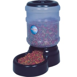 Comedouro Automático Maxi Antibactéria Para Cães De Grande Porte - Preto - Capacidade 8Kg
