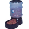 Comedouro Automático Maxi Antibactéria Para Cães De Grande Porte - Preto - Capacidade 8Kg