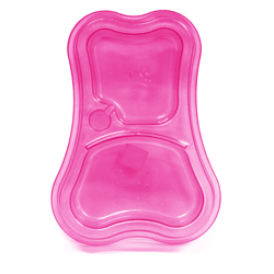 Comedouro Automático Pet Toys Duplo Rosa Com Glitter Para Cães - 1 Unidade