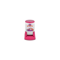 Comedouro Automatico Pratico Caes E Gatos Rosa