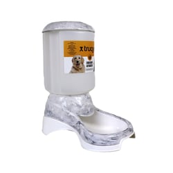 Comedouro Automático Truqys Pet Cinza Para Cães E Gatos