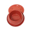 Comedouro Bebedouro Alvorada Anti-Formigas Para Cães E Gatos - Vermelho - Tamanho G