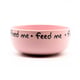 Comedouro Cerâmica Feed Me Rosa Para Cachorros - 390 Mililitros - 390 Mililitros