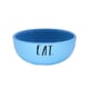 Comedouro Cerâmica Pet Injet Eat Azul Grande - 700 Mililitros - 700 Mililitros