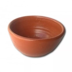 Comedouro De Barro Nf N06 - Tigela Para Pássaros