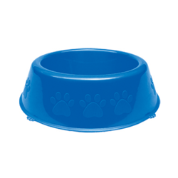 Comedouro Dog Patinhas 1900Ml Azul - 1 Unidade Para Cachorros